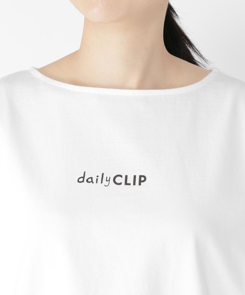 studio CLIP(スタディオクリップ)の「【daily CLIP】ロゴ半袖Tシャツ(Tシャツ/カットソー・レディース・レッド/グレー/ブルー/オフホワイト・FREE)」の15枚目の写真