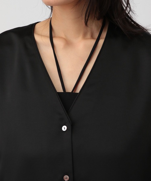 セール】ノーカラージャケットシャツ（シャツ/ブラウス）｜A part by