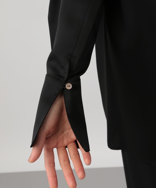 セール】ノーカラージャケットシャツ（シャツ/ブラウス）｜A part by