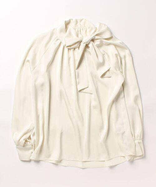 BEATRICE（ベアトリス）の「【BEATRICE】ボウタイブラウス（シャツ/ブラウス・レディース・オフホワイト/ブラック・2）」の14枚目の写真