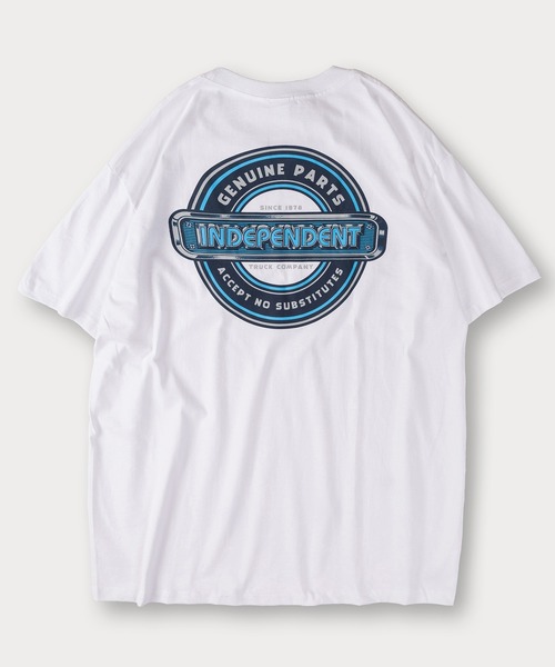 INDEPENDENT(インディペンデント)の「【INDEPENDENT/インデペンデント】バックプリントTシャツ/ワンポイント/ビッグシルエット(Tシャツ/カットソー・メンズ・ホワイト/ブラック・M/L/XL)」の3枚目の写真