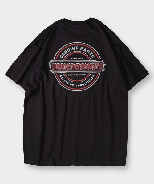 INDEPENDENT(インディペンデント)の「【INDEPENDENT/インデペンデント】バックプリントTシャツ/ワンポイント/ビッグシルエット(Tシャツ/カットソー・メンズ・ホワイト/ブラック・M/L/XL)」の10枚目の写真