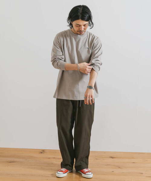 PENNEYS（ぺニーズ）の「『XLサイズ/WEB限定』『別注』PENNEYS×DOORS　THE FOX 天竺 L/S TEE（Tシャツ/カットソー・メンズ・ホワイト/グレー系その他/ネイビー/マスタード・LARGE/MEDIUM/X-LARGE）」の5枚目の写真