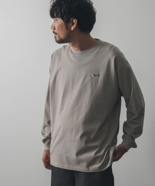 PENNEYS（ぺニーズ）の「『XLサイズ/WEB限定』『別注』PENNEYS×DOORS　THE FOX 天竺 L/S TEE（Tシャツ/カットソー・メンズ・ホワイト/グレー系その他/ネイビー/マスタード・LARGE/MEDIUM/X-LARGE）」の10枚目の写真