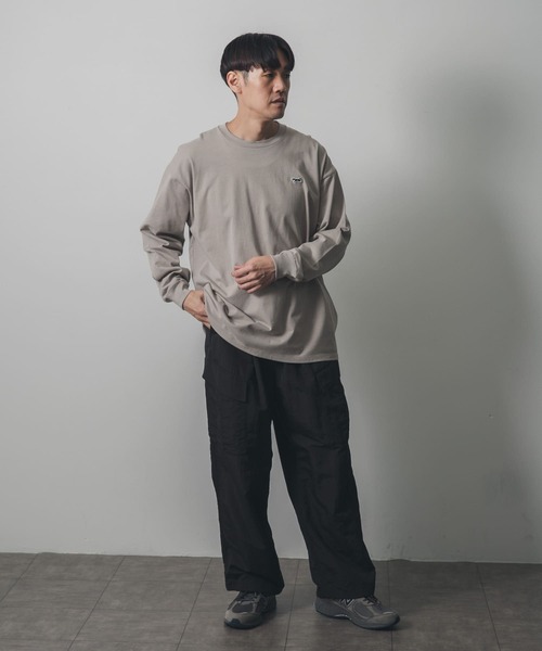 PENNEYS（ぺニーズ）の「『XLサイズ/WEB限定』『別注』PENNEYS×DOORS　THE FOX 天竺 L/S TEE（Tシャツ/カットソー・メンズ・ホワイト/グレー系その他/ネイビー/マスタード・LARGE/MEDIUM/X-LARGE）」の21枚目の写真