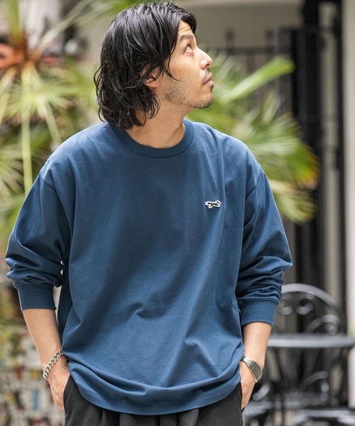 PENNEYS（ぺニーズ）の「『XLサイズ/WEB限定』『別注』PENNEYS×DOORS　THE FOX 天竺 L/S TEE（Tシャツ/カットソー・メンズ・ホワイト/グレー系その他/ネイビー/マスタード・LARGE/MEDIUM/X-LARGE）」の22枚目の写真