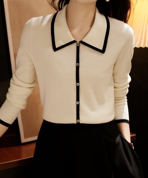 deux amour（ドゥーザムール）の「バインダー配色使い襟付き