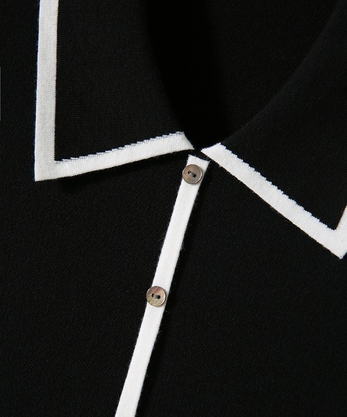 deux amour（ドゥーザムール）の「バインダー配色使い襟付きニット（その他トップス・レディース・ブラック/ホワイト・FREE）」の13枚目の写真