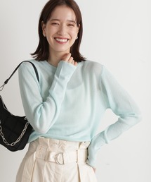 N.（N. Natural Beauty Basic） | ◆ゆるリブシアーニット(ニット/セーター)