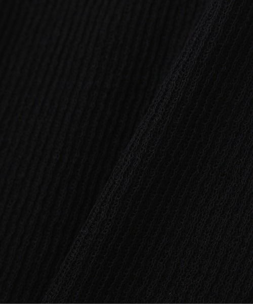 N.（N. Natural Beauty Basic）（エヌエヌナチュラルビューティーベーシック）の「◆ゆるリブシアーニット（ニット/セーター・レディース・クリーム/ブラック/パープル/ブルー・MEDIUM）」の9枚目の写真