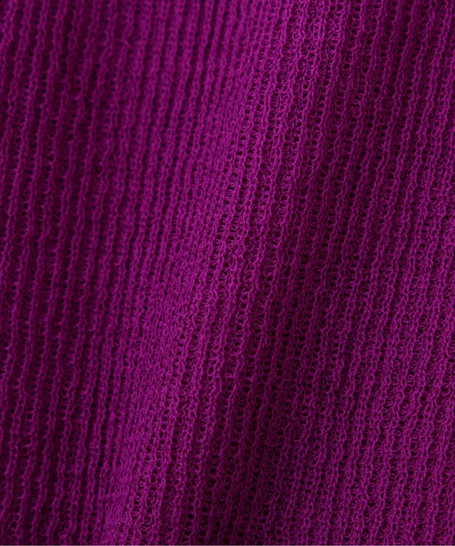 N.（N. Natural Beauty Basic）（エヌエヌナチュラルビューティーベーシック）の「◆ゆるリブシアーニット（ニット/セーター・レディース・クリーム/ブラック/パープル/ブルー・MEDIUM）」の11枚目の写真