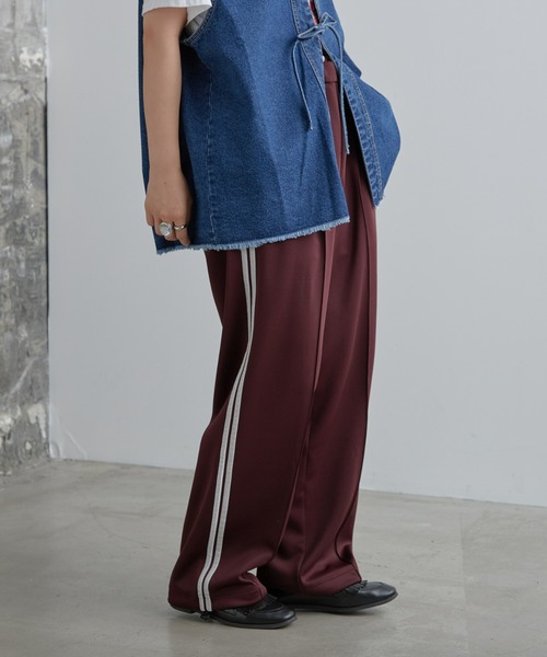 SOUNDSGOOOOD（サウンズグッド）の「■【SOUNDS GOOOOD / サウンズグッド】トラックパンツ（その他パンツ・レディース・ボルドー/ネイビー・ONE SIZE）」の18枚目の写真