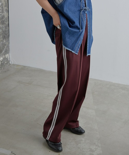 SOUNDSGOOOOD（サウンズグッド）の「■【SOUNDS GOOOOD / サウンズグッド】トラックパンツ（その他パンツ・レディース・ボルドー/ネイビー・ONE SIZE）」の16枚目の写真