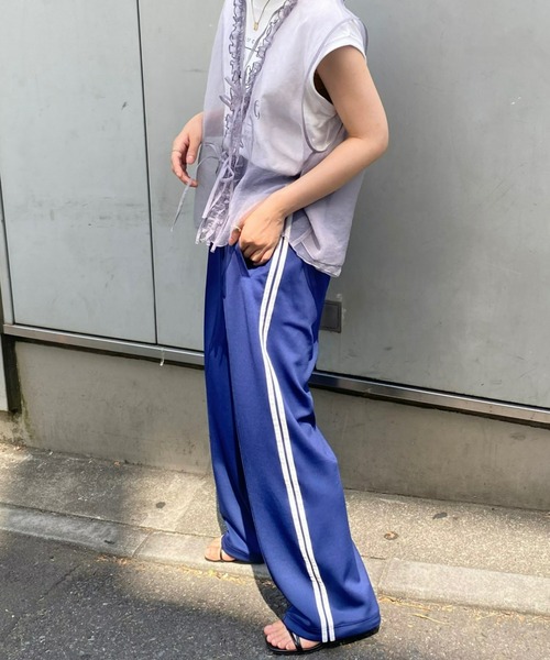 SOUNDSGOOOOD（サウンズグッド）の「■【SOUNDS GOOOOD / サウンズグッド】トラックパンツ（その他パンツ・レディース・ボルドー/ネイビー・ONE SIZE）」の6枚目の写真