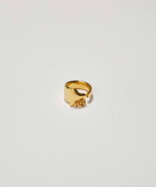 LAPUIS（ラピュイ）の「LAPUIS(ラピュイ)Coil Heartリング（リング・レディース・マルチ/ゴールド/シルバー・11号/13号）」の6枚目の写真