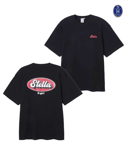 X-girl(エックスガール)の「WEリーグ|NS SK OVAL LOGO S/S TEE/ノジマステラ神奈川相模原/Tシャツ(スポーツグッズ・レディース・ブラック/ネイビー/ホワイト・LARGE/X-LARGE/MEDIUM)」の2枚目の写真