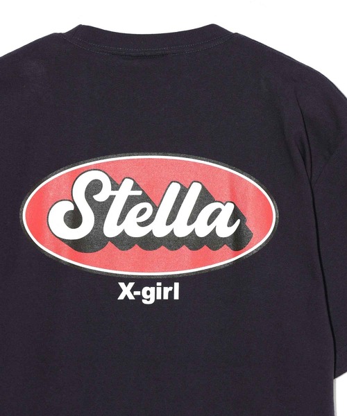X-girl(エックスガール)の「WEリーグ|NS SK OVAL LOGO S/S TEE/ノジマステラ神奈川相模原/Tシャツ(スポーツグッズ・レディース・ブラック/ネイビー/ホワイト・LARGE/X-LARGE/MEDIUM)」の10枚目の写真