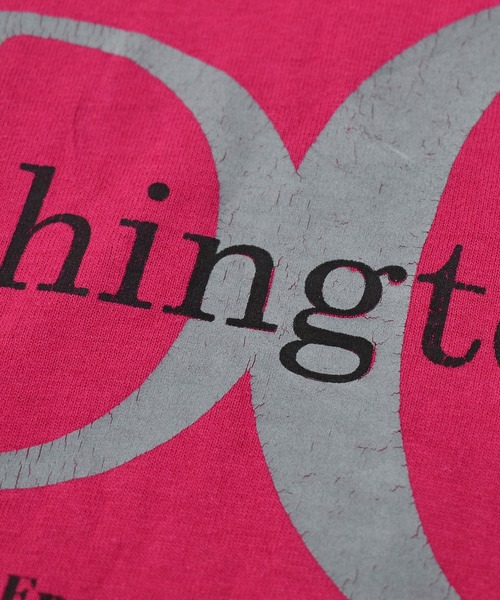 VINTAGE（ヴィンテージ）の「【ヴィンテージ古着】90's～ Washington, D.C. プリントTシャツ USA製（Tシャツ/カットソー・メンズ・ピンク・LARGE）」の4枚目の写真