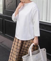 FORK&SPOON | FORK&SPOON　ボトルネック8分袖Tシャツ(Tシャツ/カットソー)