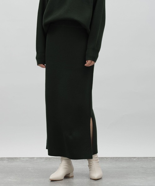 LAKOLE（ラコレ）の「12GカシミヤタッチナローWジャガードスカート / 963446（スカート・レディース・ライトグレー/レッド/チャコールグレー/その他9・SMALL/MEDIUM）」の21枚目の写真