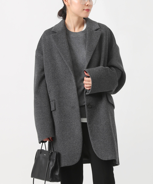 Gray over-sized Jacket Coat（その他アウター）｜AP STUDIO（エーピー