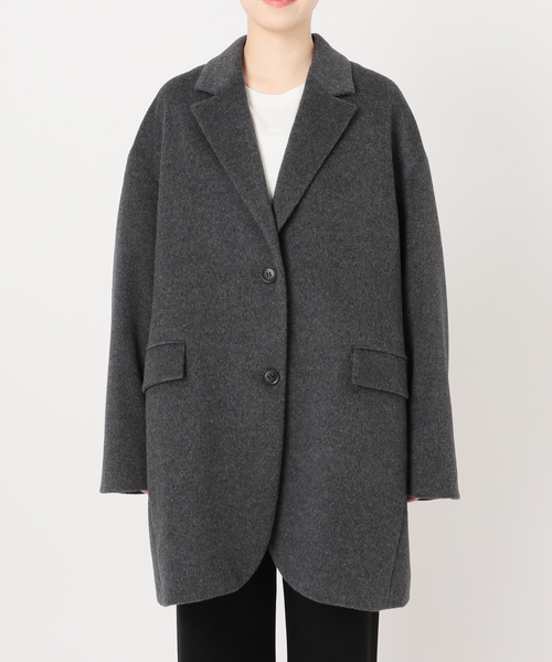 Gray over-sized Jacket Coat（その他アウター）｜AP STUDIO