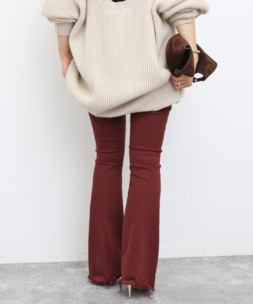 mother（マザー）の「【MOTHER/マザー】 THE WEEKENDER FRAY（その他パンツ・レディース・ブラウン・25/27/26）」の3枚目の写真