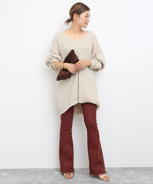 mother（マザー）の「【MOTHER/マザー】 THE WEEKENDER FRAY（その他パンツ・レディース・ブラウン・25/27/26）」の4枚目の写真