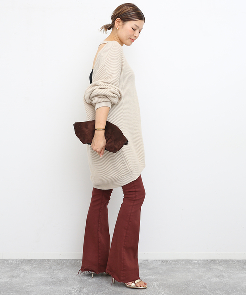 mother（マザー）の「【MOTHER/マザー】 THE WEEKENDER FRAY（その他パンツ・レディース・ブラウン・25/27/26）」の5枚目の写真