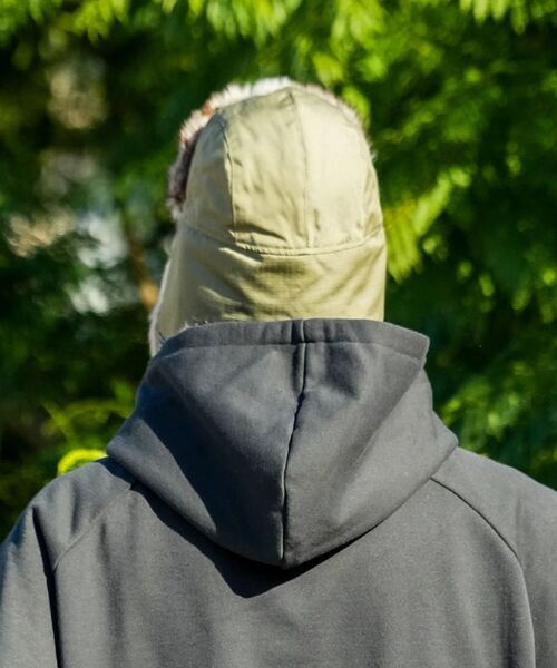 AVIREX(アヴィレックス)の「【AVIREX/アヴィレックス】フライトボアキャップ フェイクファー(キャップ・メンズ・カーキ/ブラック・FREE)」の17枚目の写真