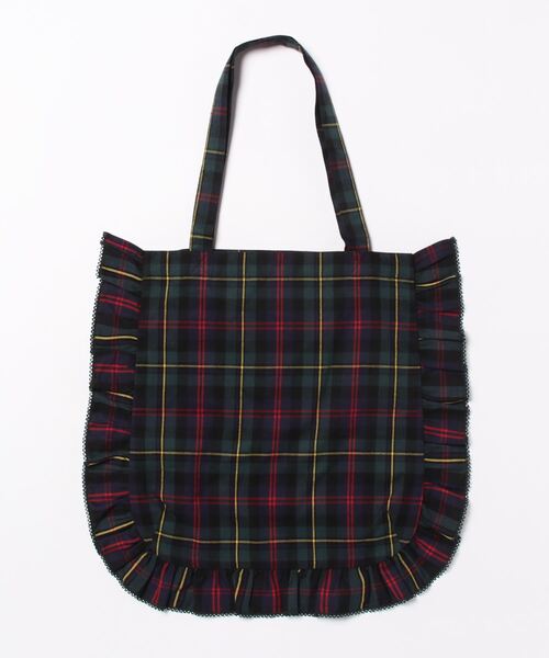 PINK HOUSE(ピンクハウス)の「シャギー起毛タータンチェックトートバッグ(トートバッグ・レディース・レッド系その他/ブラウン系その他/グリーン系その他/ブルー系その他・フリー)」の10枚目の写真