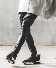 mp11585-Coating fabric tight fit pants タイトフィットシルエットパンツ