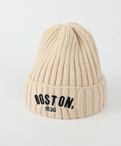 Bambin（ボンバン）の「【 Bambin / ボンバン 】 ロゴ 刺繍 ニットキャップ（ニットキャップ/ビーニー・キッズ・ブラウン/ブラック/カーキ/ベージュ/アイボリー・FREE）」の21枚目の写真