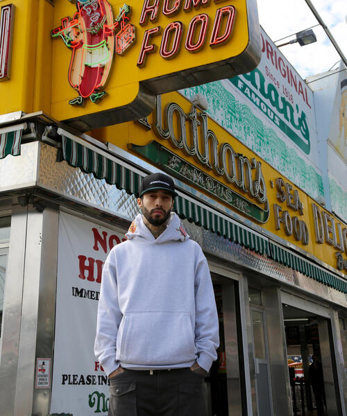 AVIREX（アヴィレックス）の「《AVIREX × EXPANSION》 FLAT VISOR CAP BLACK / フラット バイザー キャップ ブラック（キャップ・メンズ・ブラック・FREE）」の16枚目の写真