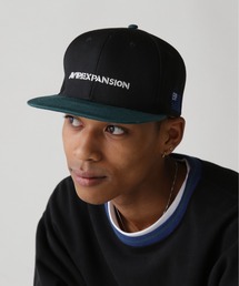 AVIREX | 《AVIREX × EXPANSION》 FLAT VISOR CAP BLACK / フラット バイザー キャップ ブラック(キャップ)