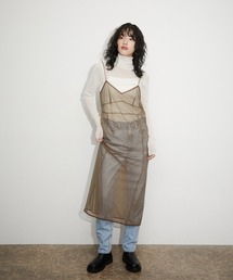 ADAM ET ROPE' | シアーキャミワンピース(ワンピース)