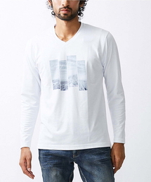 MK MICHEL KLEIN HOMME （エムケーミッシェルクランオム）の「レッドカップキャンペーン / グラフィックプリントカットソー（Tシャツ/カットソー・メンズ）」