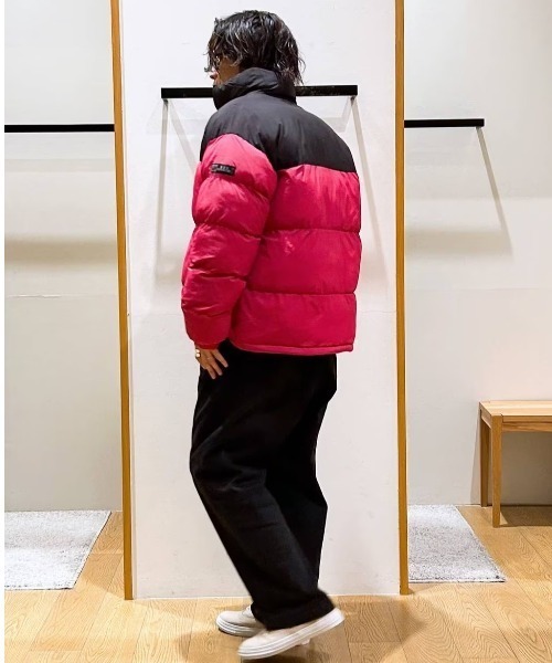BAYFLOW（ベイフロー）の「ルーズファイバーダウンブルゾン（ダウンジャケット/コート・メンズ・イエロー/ブラック/カーキ/ピンク/ベージュ・MEDIUM/LARGE）」の15枚目の写真