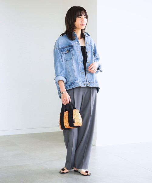 B:MING by BEAMS（ビーミングバイビームス）の「B:MING by BEAMS / デニム Gジャン（デニムジャケット・レディース・ホワイト系その他5/インディゴブルー・MEDIUM/SMALL）」の12枚目の写真