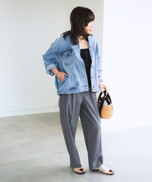 B:MING by BEAMS（ビーミングバイビームス）の「B:MING by BEAMS / デニム Gジャン（デニムジャケット・レディース・ホワイト系その他5/インディゴブルー・MEDIUM/SMALL）」の13枚目の写真