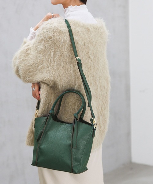 LEPSIM(レプシィム)の「フェイクレザームスビショルダーバッグ 960961(ショルダーバッグ・レディース・ブラック/カーキ/ベージュ系その他・ONE SIZE)」の11枚目の写真