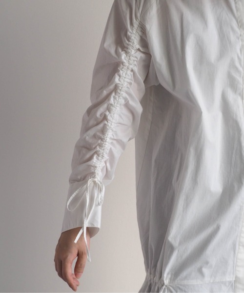 cepo（セポ）の「アシメドロストバンドカラーワンピース（シャツワンピース・レディース・ブラック/ネイビー/オフホワイト・M）」の22枚目の写真