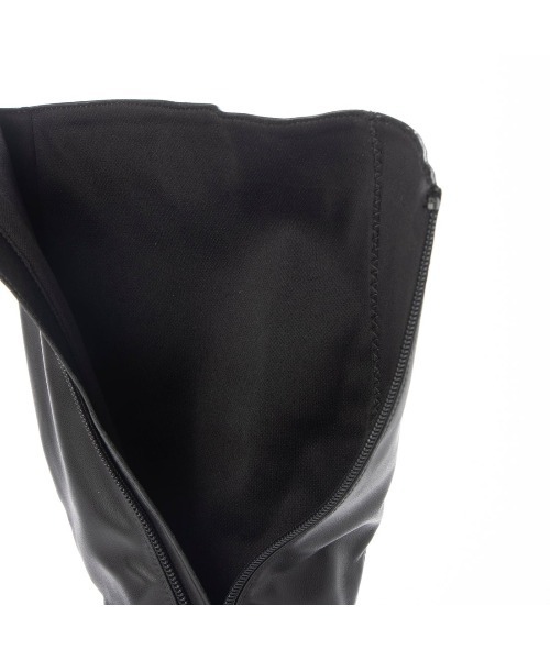 DULCIS REGALO（ドルキス レガロ）の「ElvisLuce(エルビスルーチェ)7.5cmヒールポインテッドトゥウェッジロングブーツ（ブーツ・レディース・ブラック/ブラック系その他・L/M/LL/S）」の15枚目の写真