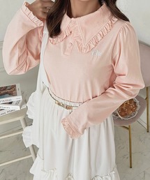 apres jour | ロングスリーブフリルポロシャツ【ZOZOTOWN限定アイテム】(ポロシャツ)