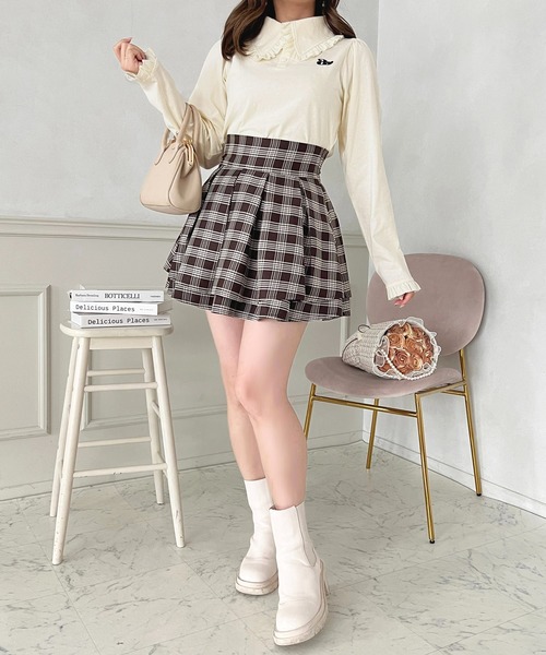 apres jour（アプレジュール）の「ロングスリーブフリルポロシャツ【ZOZOTOWN限定アイテム】（ポロシャツ・レディース・クリーム/グレー/ピンク・X-LARGE/フリー）」の18枚目の写真