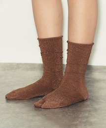 The Role design（ザロールデザイン）の「【 The Role design / ザ・ロールデザイン 】 GLITTER PLANE SHORT SOCKS WOMENS / グリッタープレーンショートソックス ウィメンズ（ソックス/靴下）」