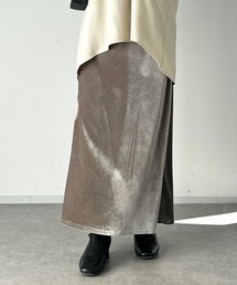 un dix cors | ベロアバイヤスロングスカート(スカート)