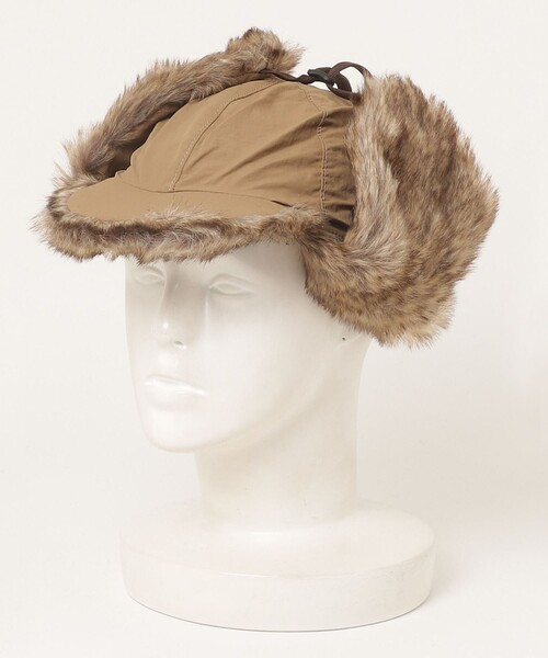 Columbia（コロンビア）の「【Columbia/コロンビア】ベルフォーチュンイヤーフラップキャップ（キャップ・レディース・オリーブ/ベージュ・FREE）」の2枚目の写真