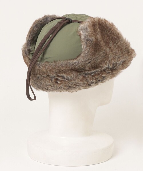 Columbia（コロンビア）の「【Columbia/コロンビア】ベルフォーチュンイヤーフラップキャップ（キャップ・レディース・オリーブ/ベージュ・FREE）」の5枚目の写真