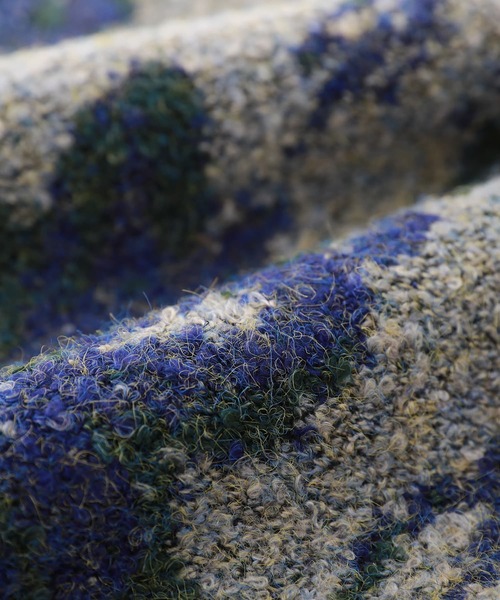 osharewalker（オシャレウォーカー）の「『ジャカードニットスヌード』（ネックウォーマー/スヌード・レディース・ブルー/レッド・FREE）」の8枚目の写真